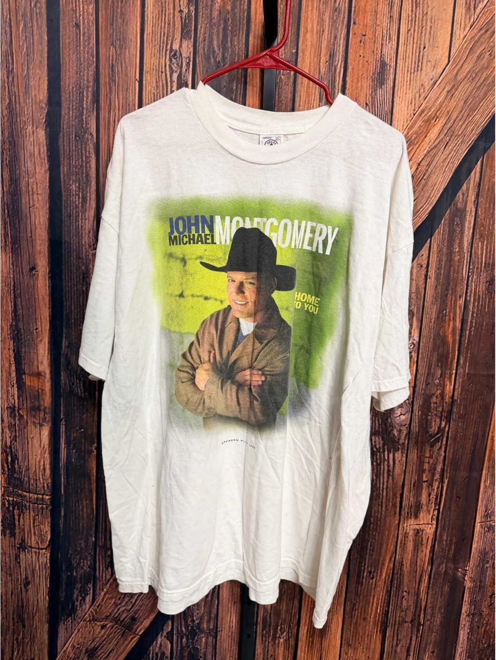 Vintage John Michael Montgomery 'Home To You' Graphic T-Shirt XXL